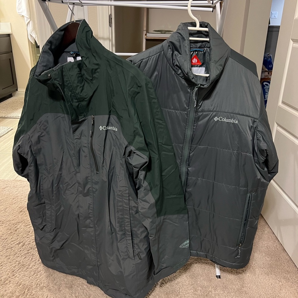 Columbia 2 layer Omni Heat Ski Jacket